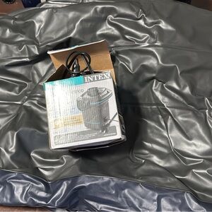 Intex Gray Air Mattress with Pump